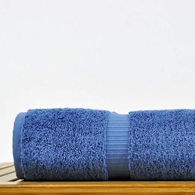 Luxury Hotel & Spa Towel Turkish Cotton (Bath Towel - Set of 4, in Wedgewood)