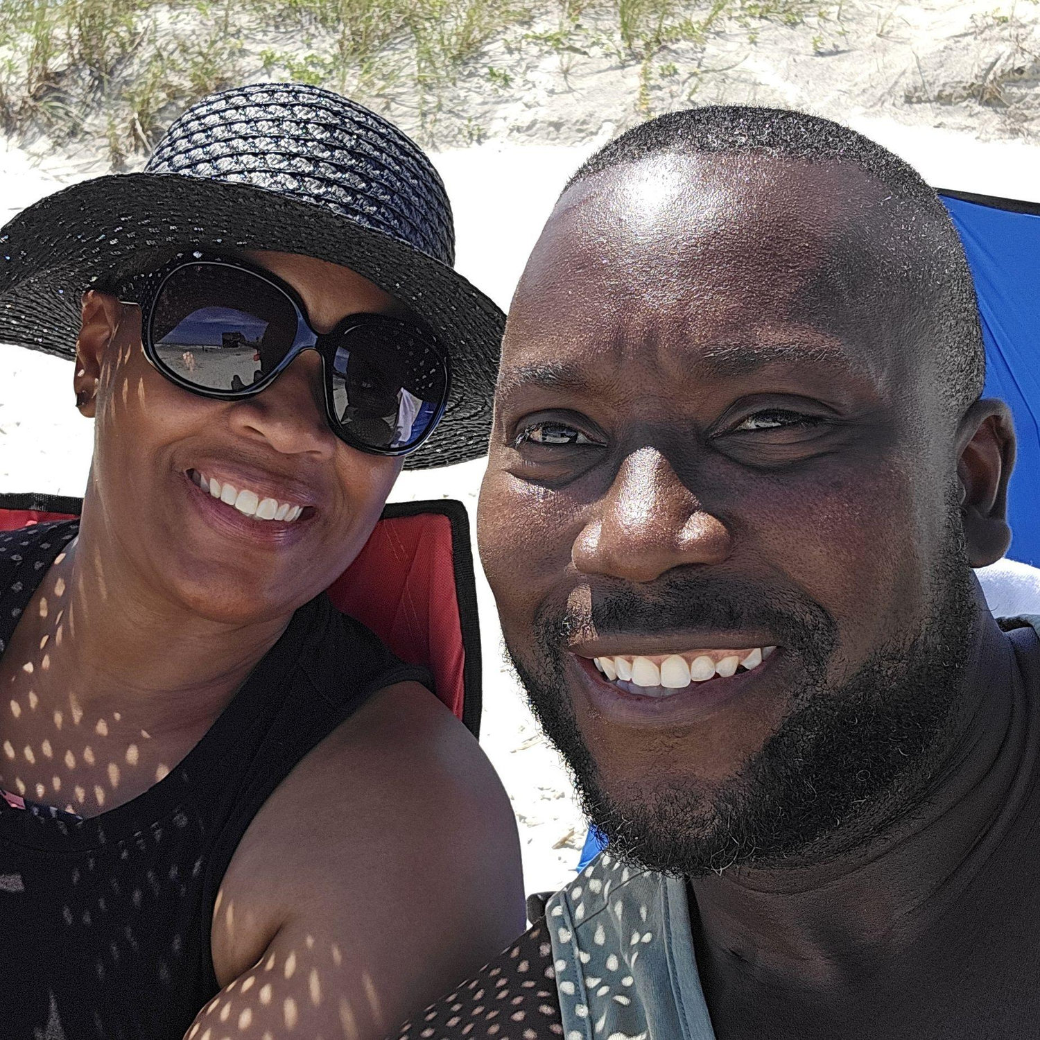 Our first work trip. I won't say who was supposed to be working!!