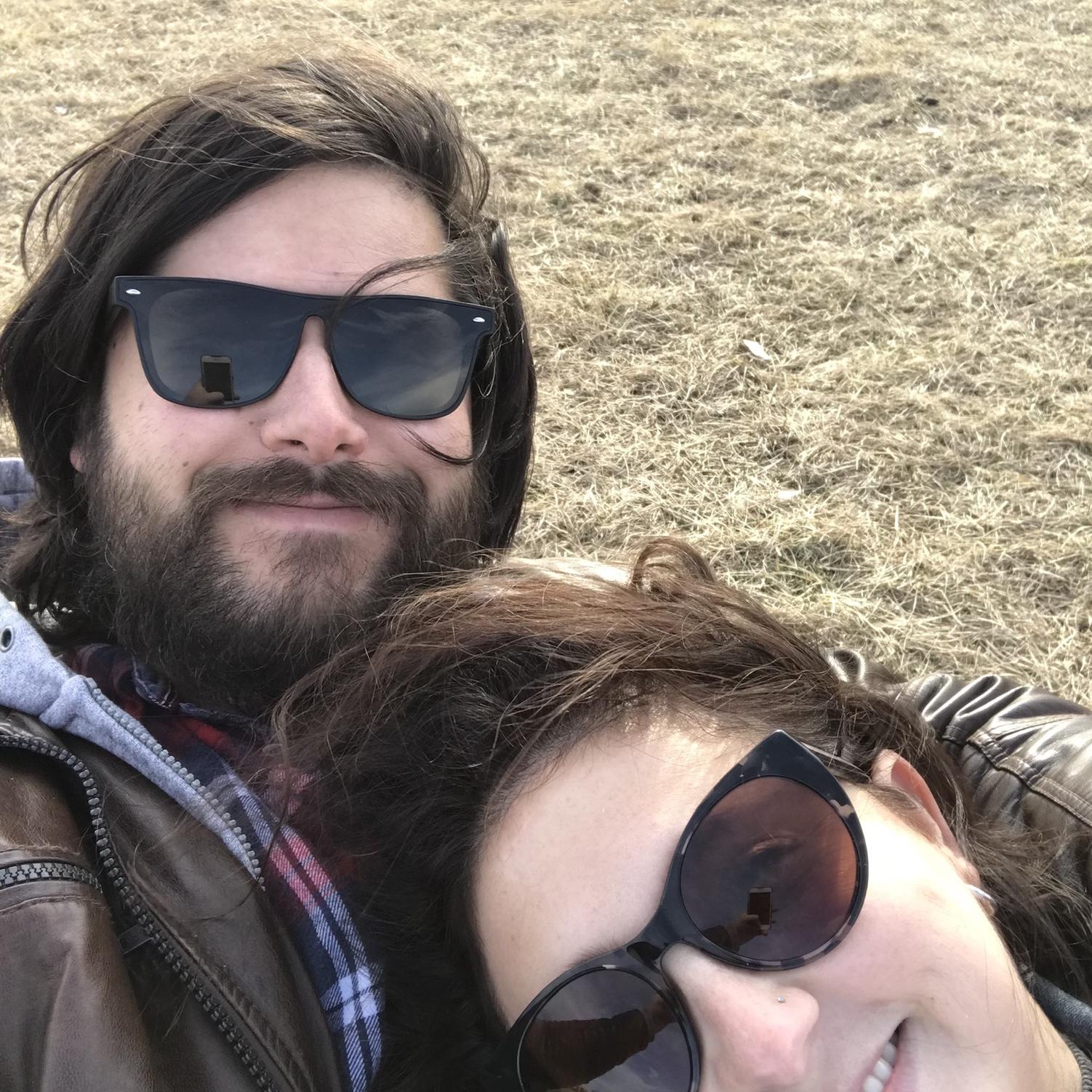 Our first photo together