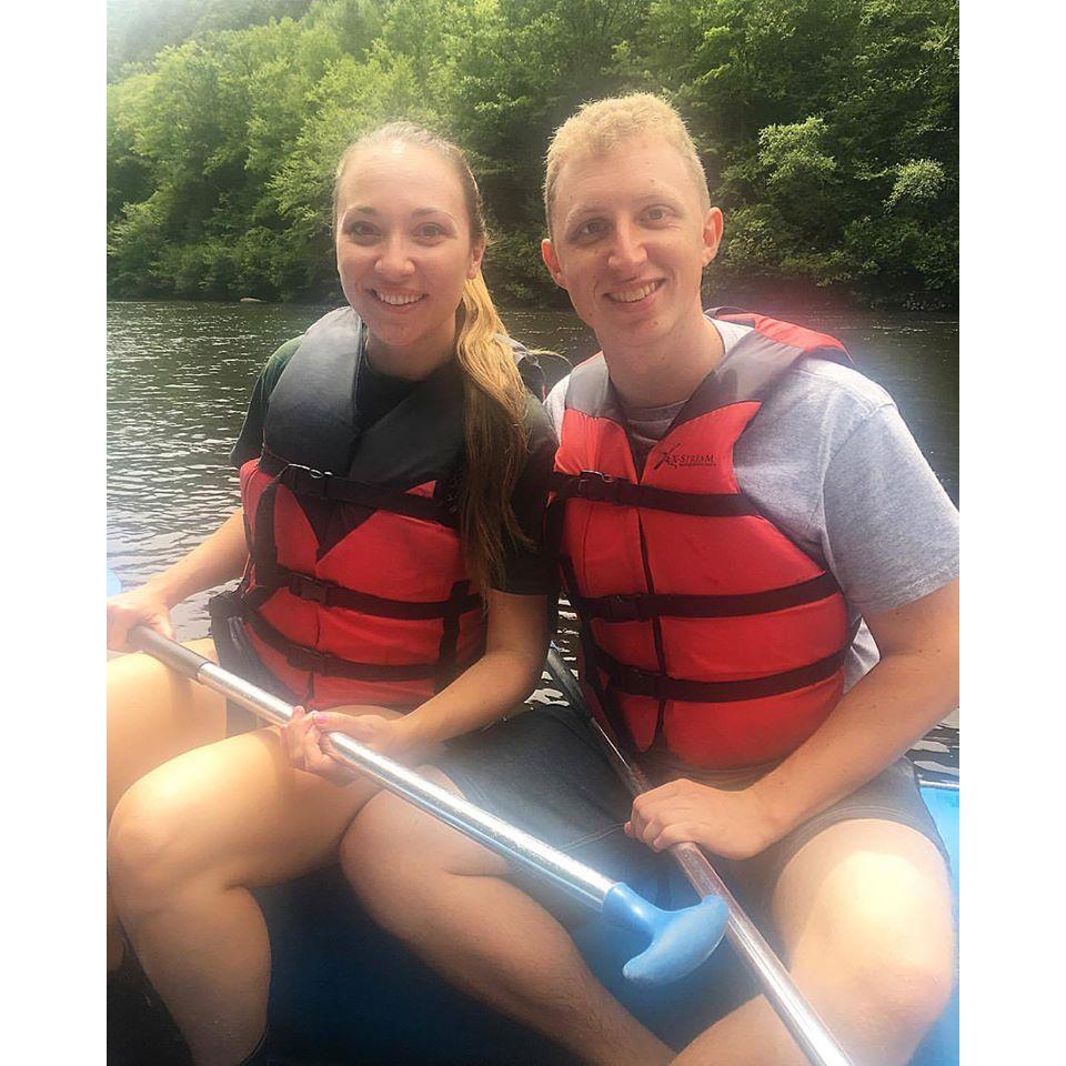 We had the best time white water rafting with Sydney's dad and sisters in Jim Thorpe, PA on Ryan's 24th birthday!