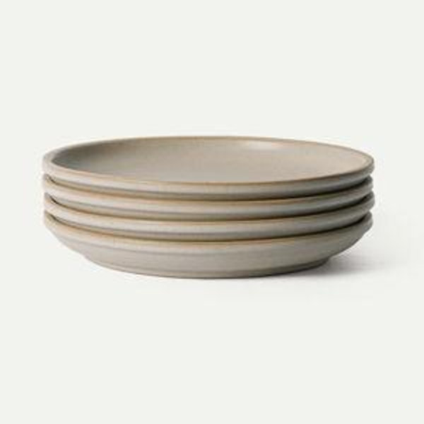 Harvest Dinner Plates Quartet - MUSHROOM