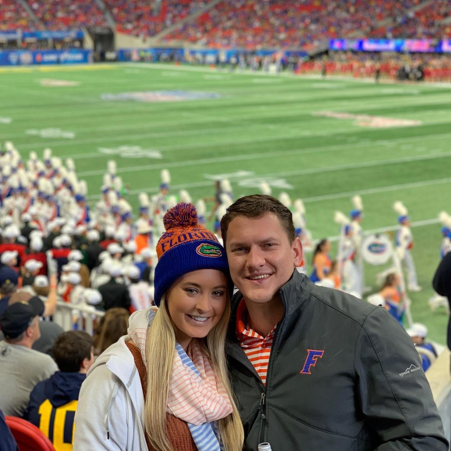 When we went to the Peach Bowl to watch the Gators dominate Michigan!