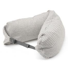 Well-Fitted (Microbead) Neck Cushion GrayxWhite