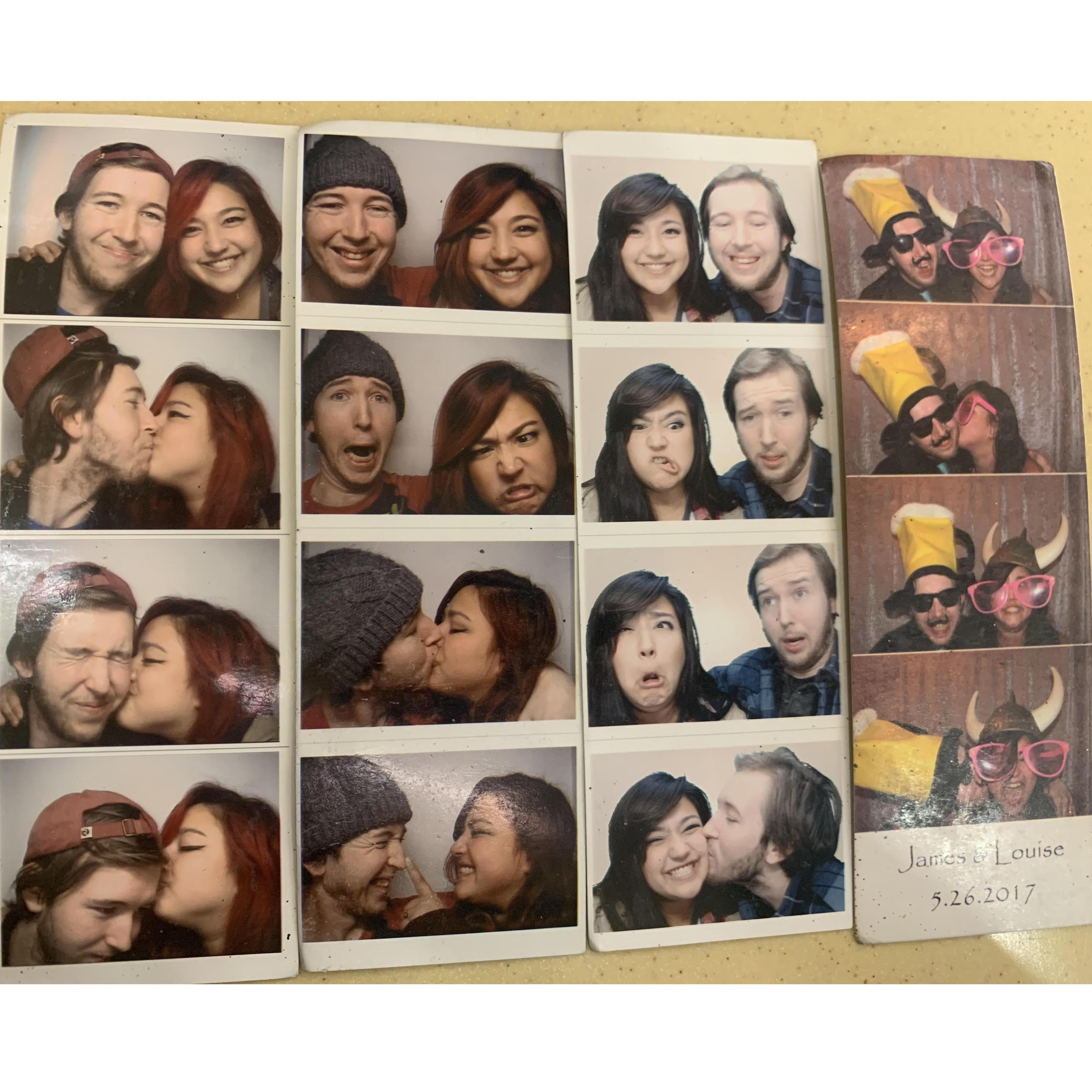 A compilation of photo booth photos through the years...