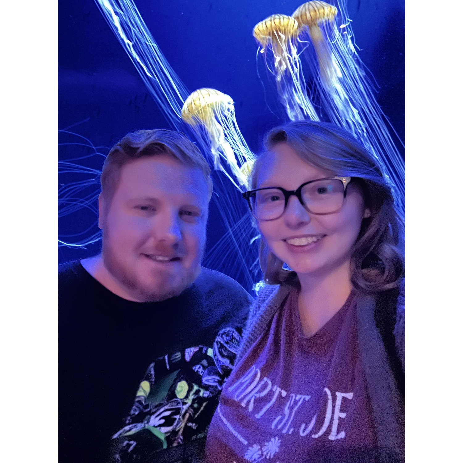 February 26, 2024 - Went to the aquarium together!