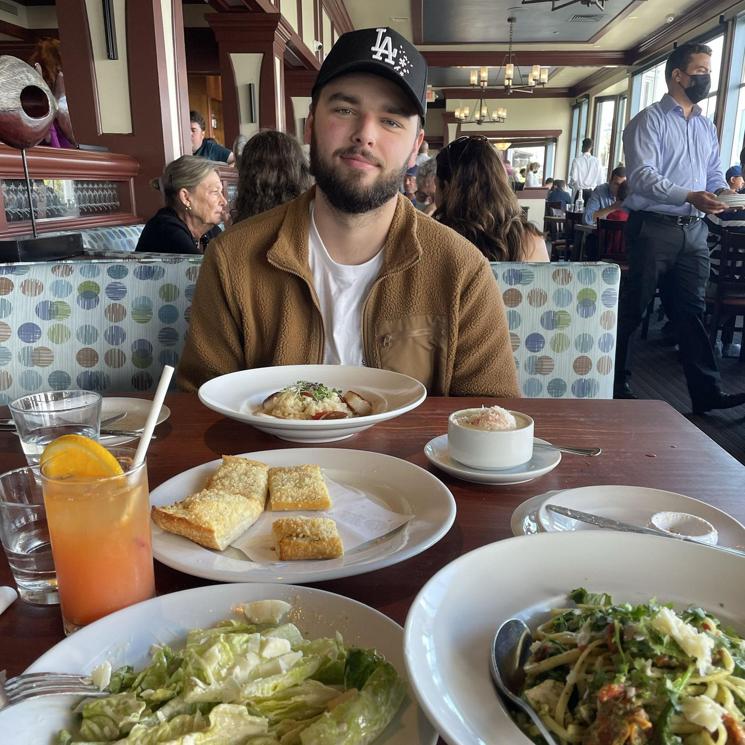 Izaak couldn't taste his food because he just got over COVID and was sad lol