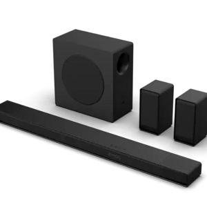 Hisense - AX5140Q 5.1.4 Channel Soundbar with Wireless Subwoofer and Rear Speakers, Hi-Concerto, Dolby Atmos, and DTS: X - Black