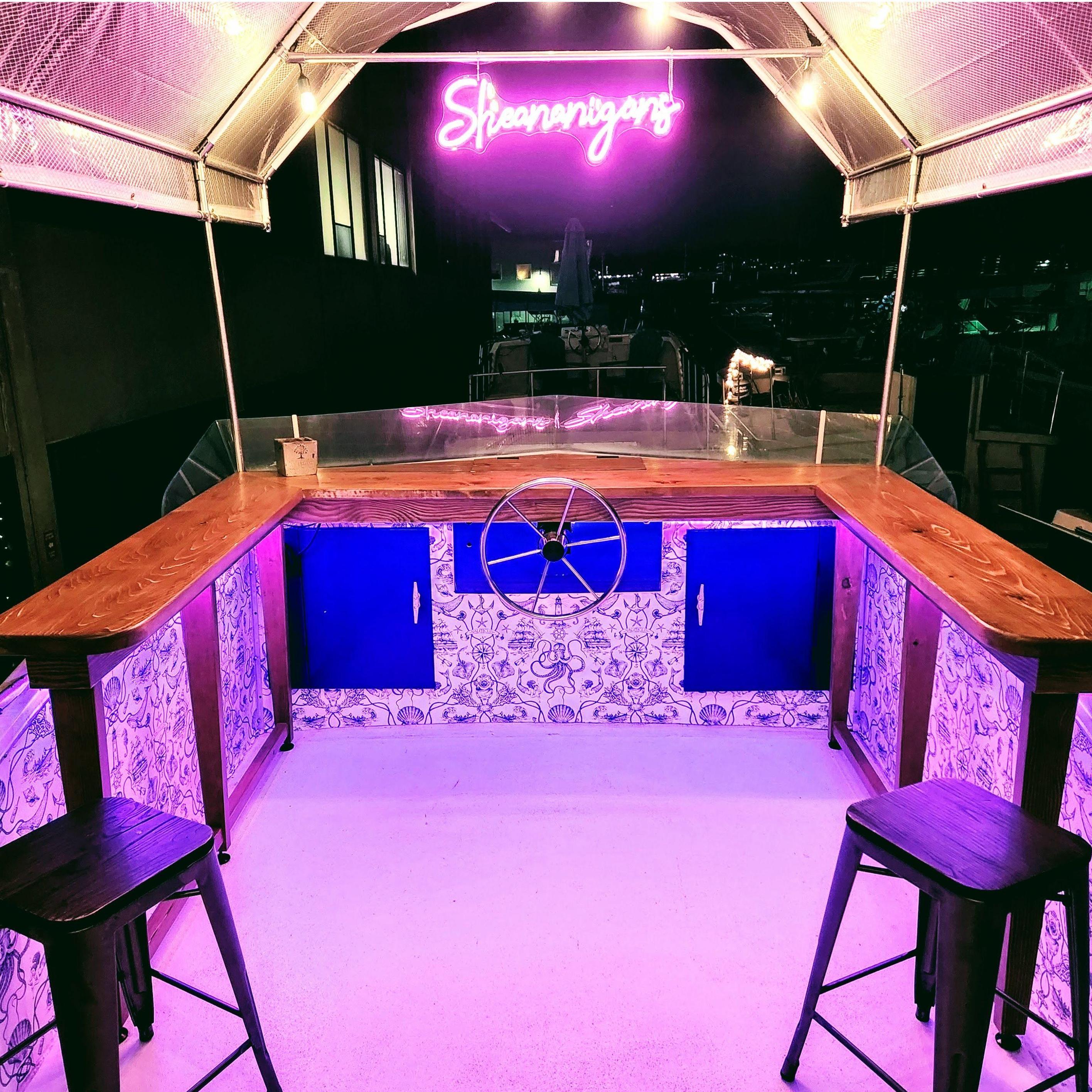 Our bar at Sheananigans
