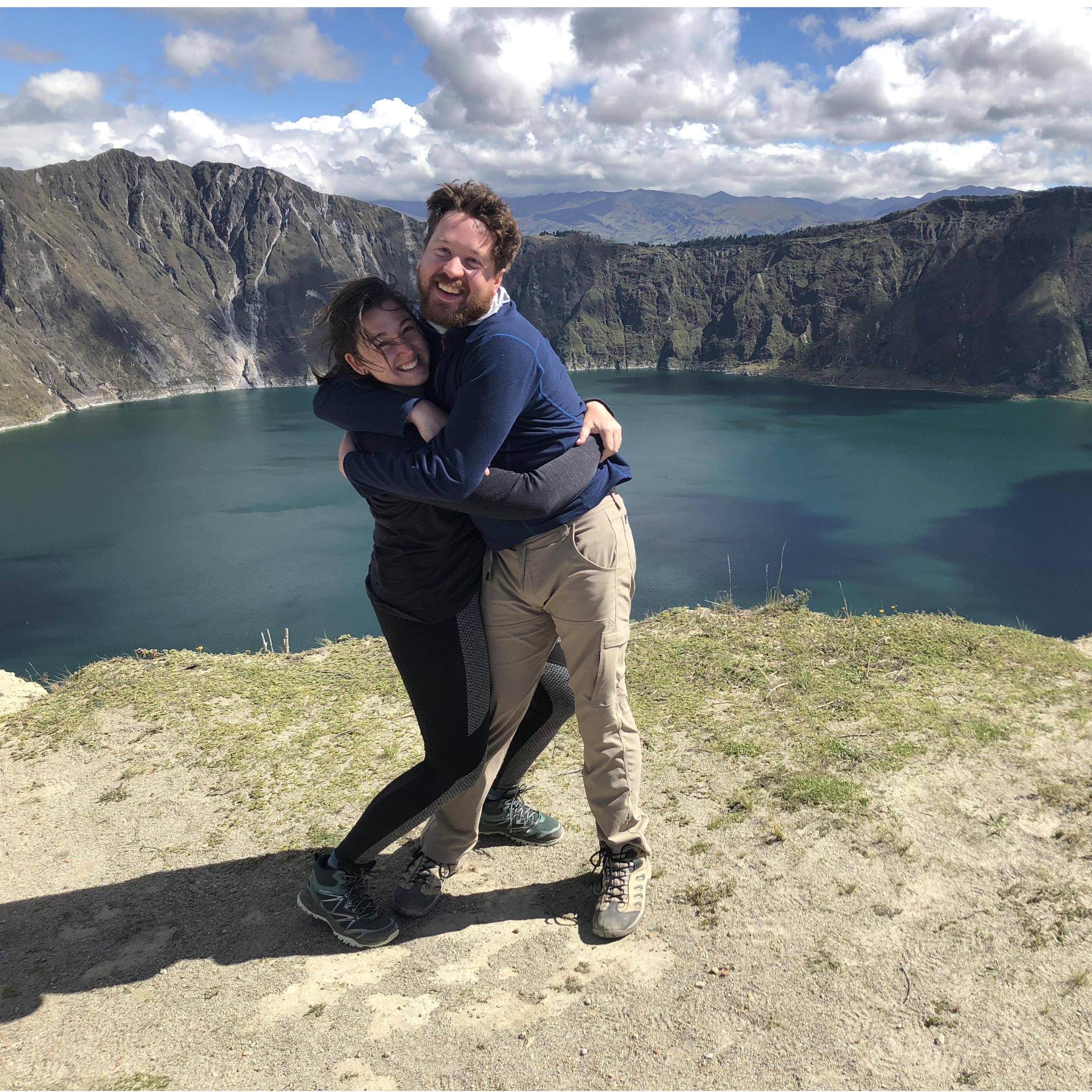 Delirious from hiking but this is a favorite from our first international trip together!