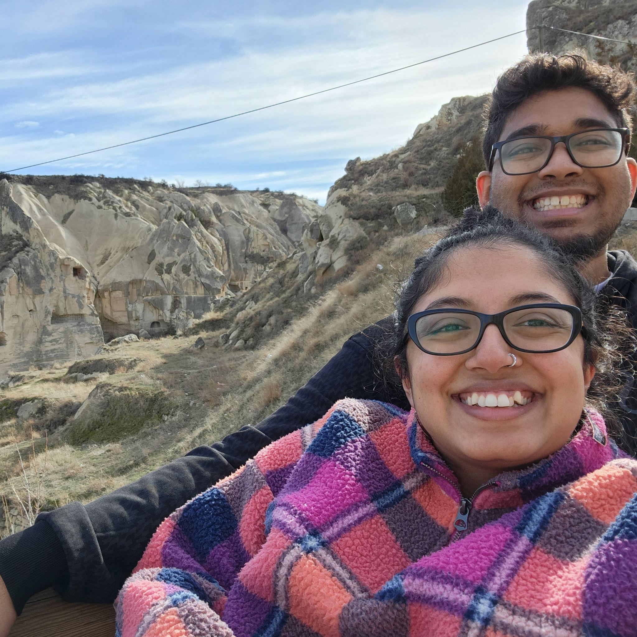 Exploring an open air museum in Cappadocia, Turkey