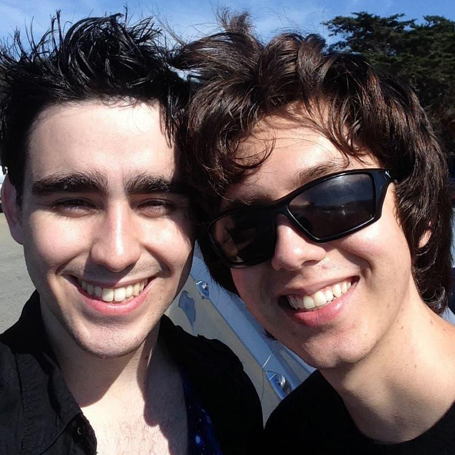 This is one of our first photos together, but we have no idea where it's from. 2014 maybe?