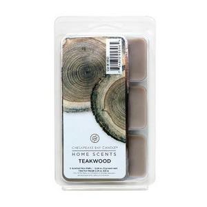 Home Scents Wax Melts 6pk Teakwood 2.34oz - Chesapeake Bay Candle®