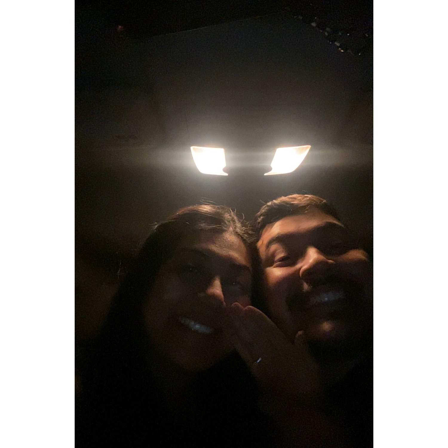 The night we got engaged