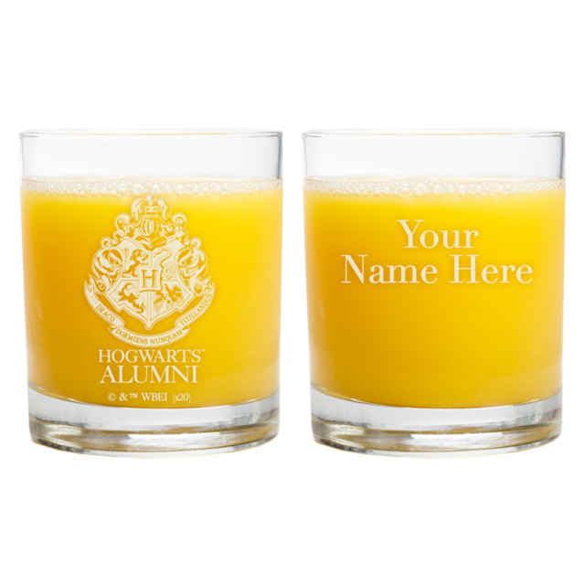 Hogwarts™ Alumni Crest Personalized Glass, 11 Ounces