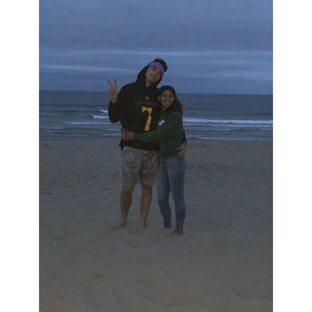 On our first trip with his family at Cape Cod!