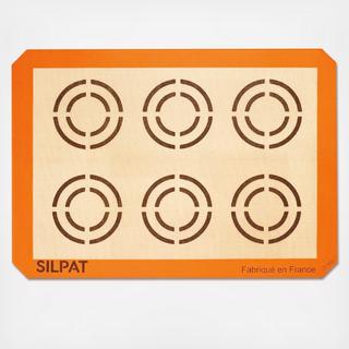 6-Large Perfect Cookie Baking Mat