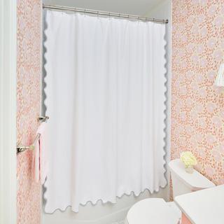 Scalloped Shower Curtain