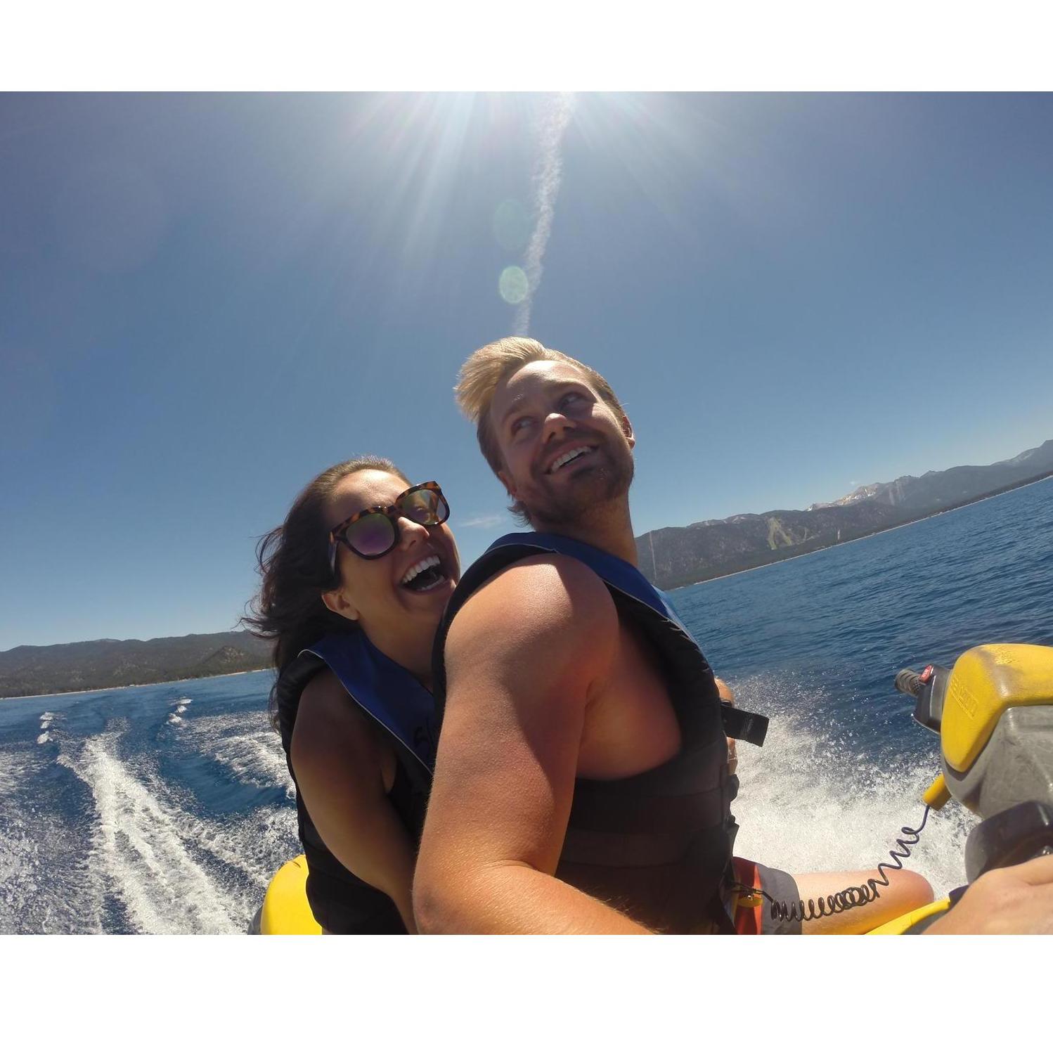 Jet Skiing in Lake Tahoe :)
