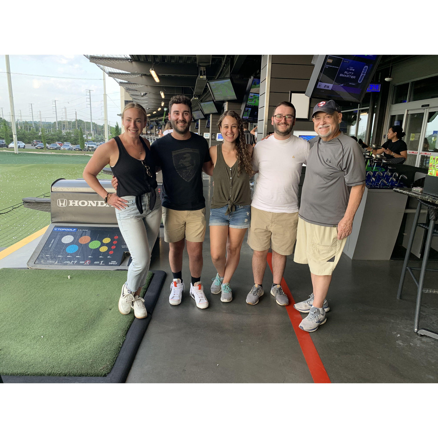 Celebrating Sal’s birthday at Top Golf!