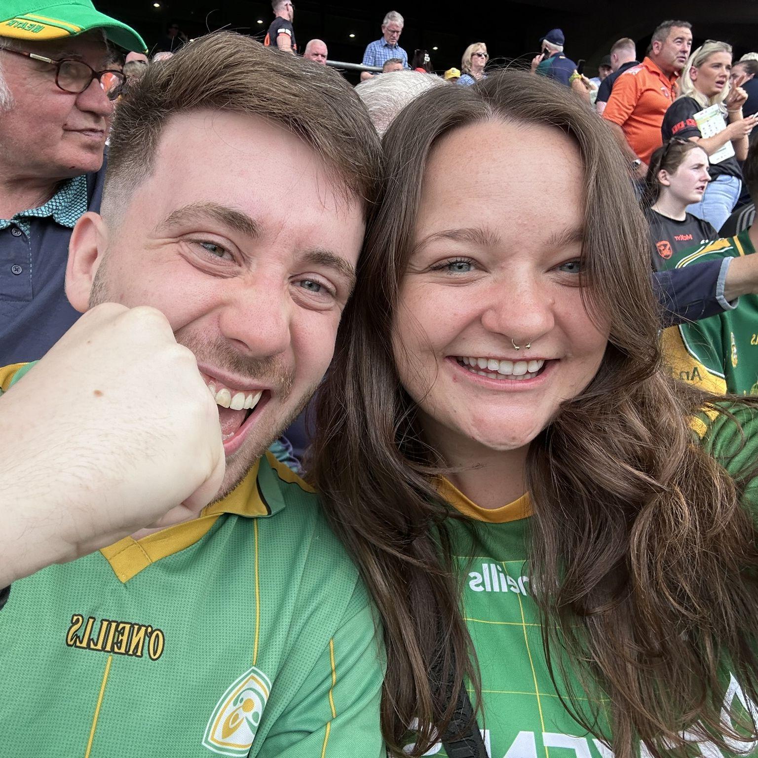 Sarah's first Meath Football Match. June 2025.