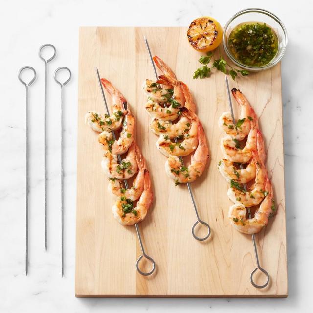 Williams Sonoma Basic Stainless-Steel Skewers, Set of 6