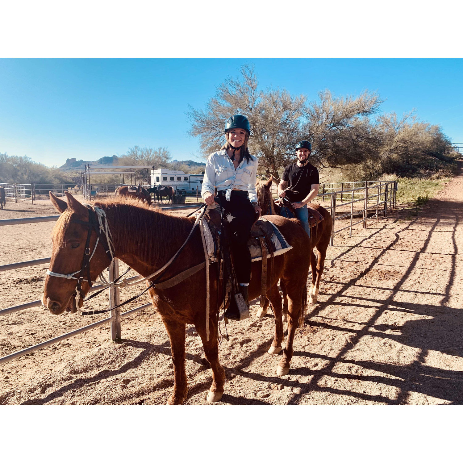 Horseback riding for Spencers 24th birthday!