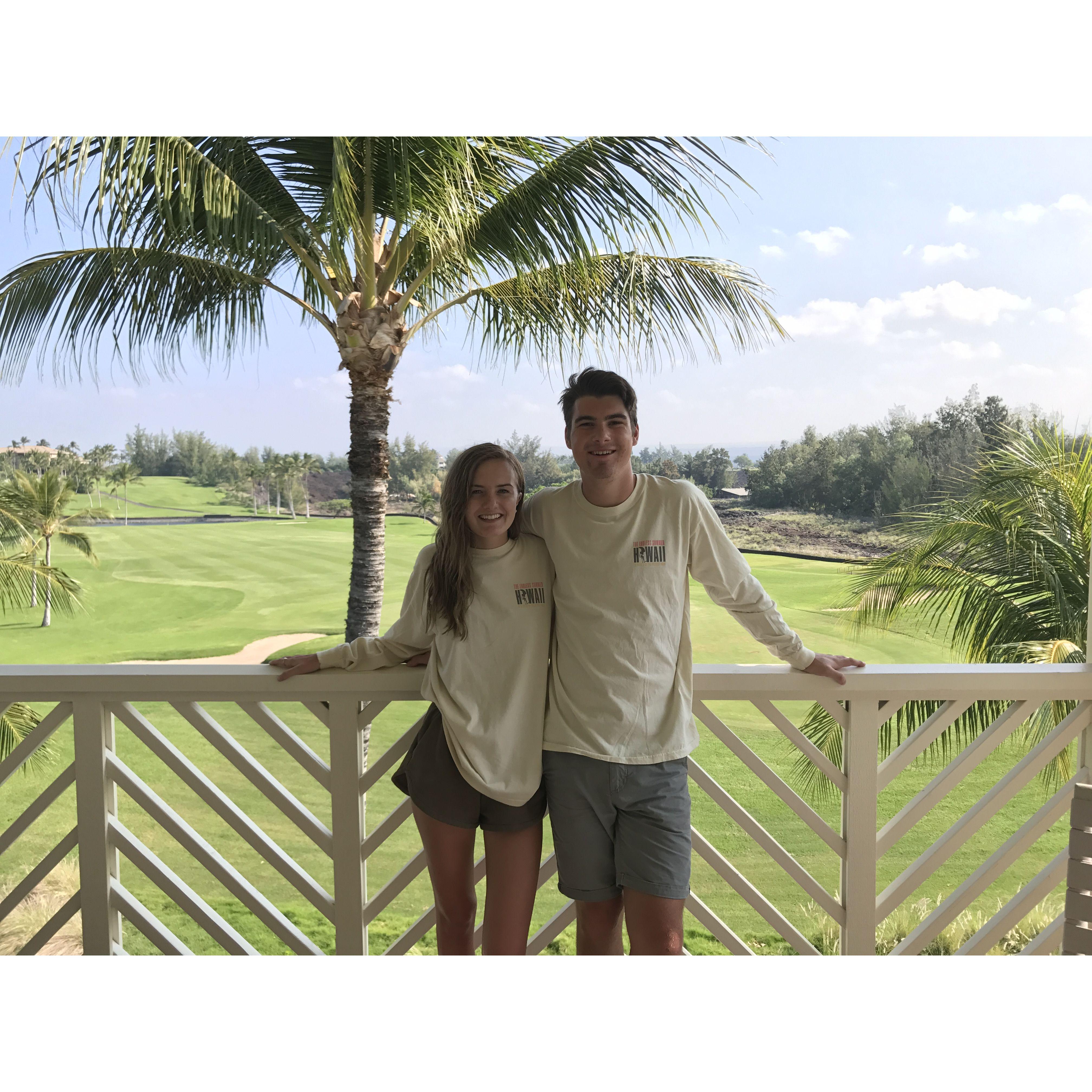 Jake and the family flew Olivia out 5 months into dating at the end of their Hawaii trip. It is one of their favorite trips they've ever taken.