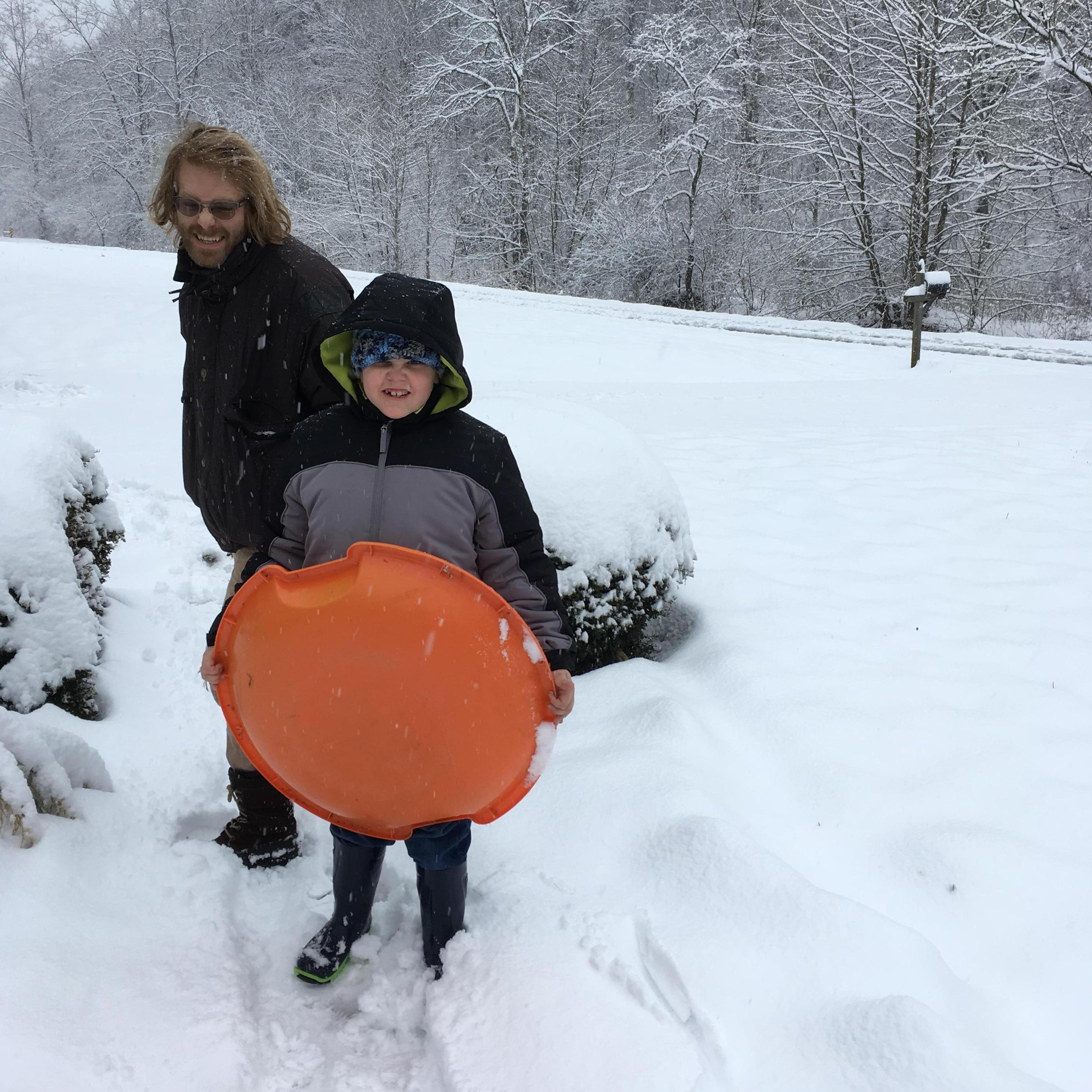 Snow Day fun on the homestead!