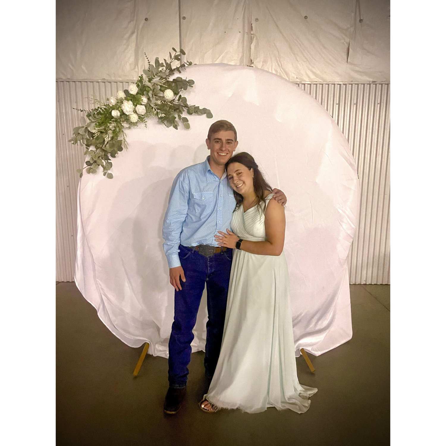 The first wedding we attended together.