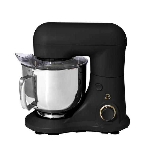 Beautiful 5.3-Quart Stand Mixer by Drew Barrymor, Powerful & Lightweight, Tilt-Head Design for Easy Mixing, Black - Drew Kitchen Appliances