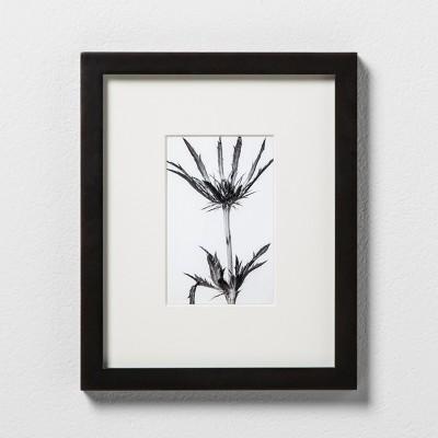 4" x 6" Single Picture Frame Beveled Mat Black - Made By Design™