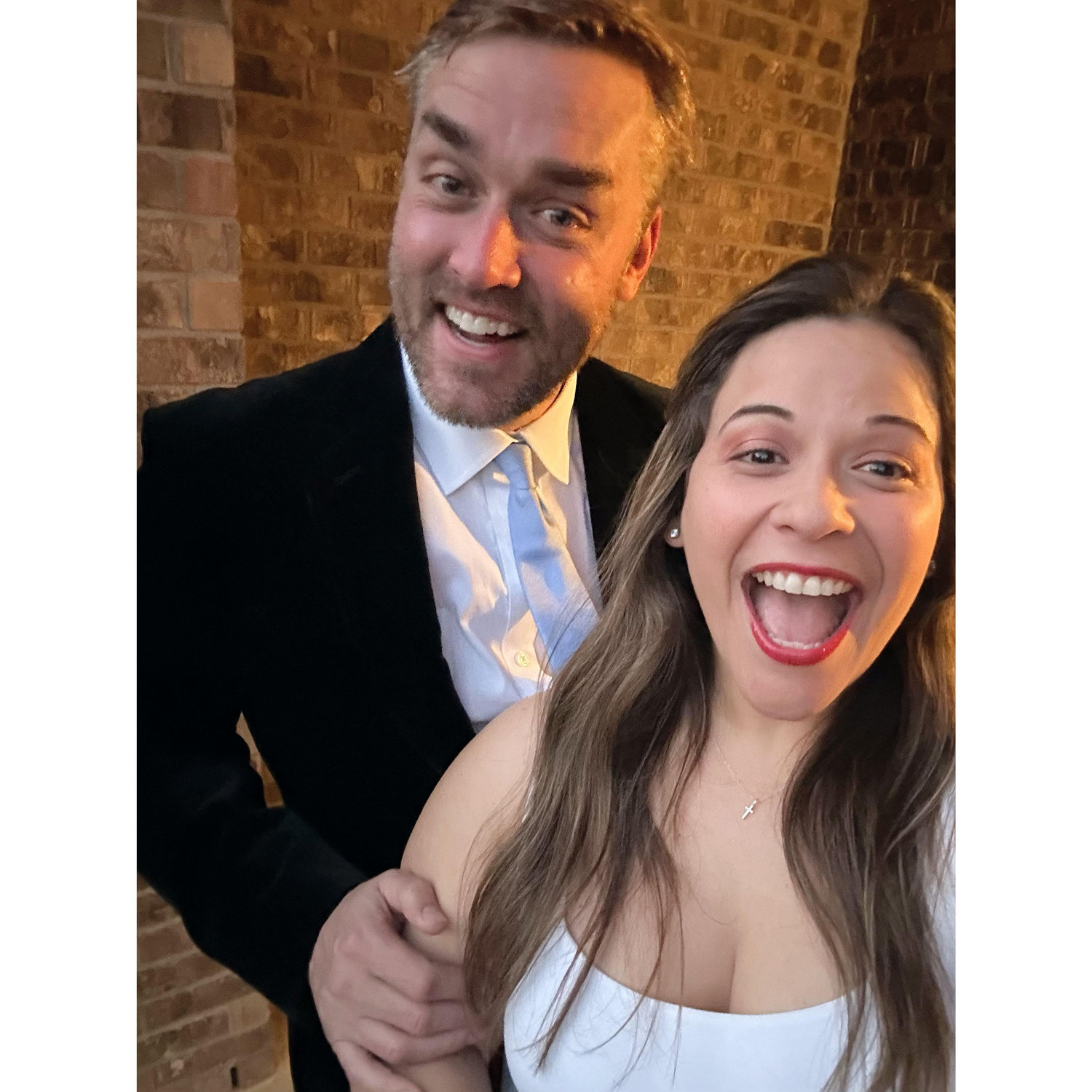 Our fake elopement from April Fool's Day