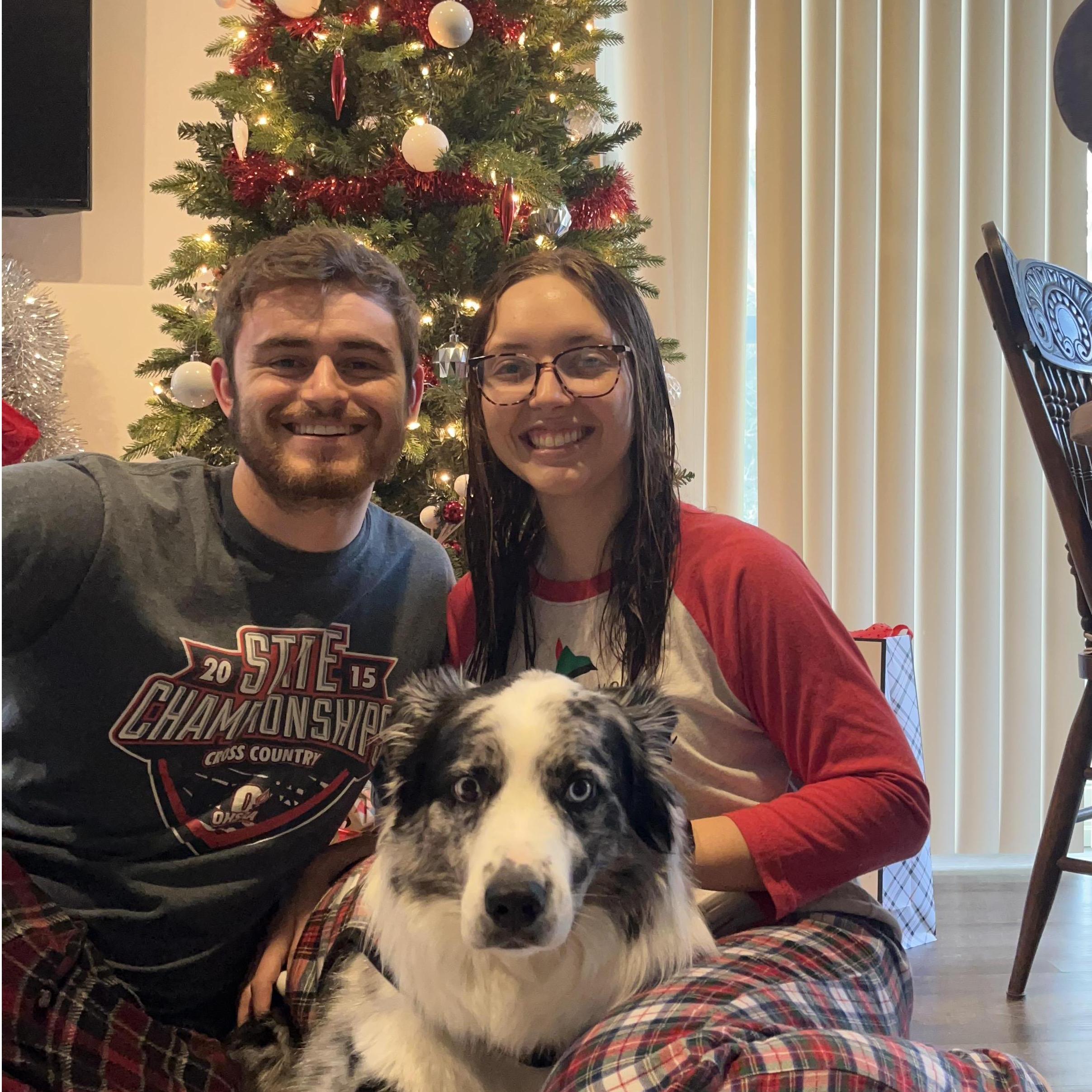 Our first christmas in our apartment - in between working 4 12 hour shifts in a row.