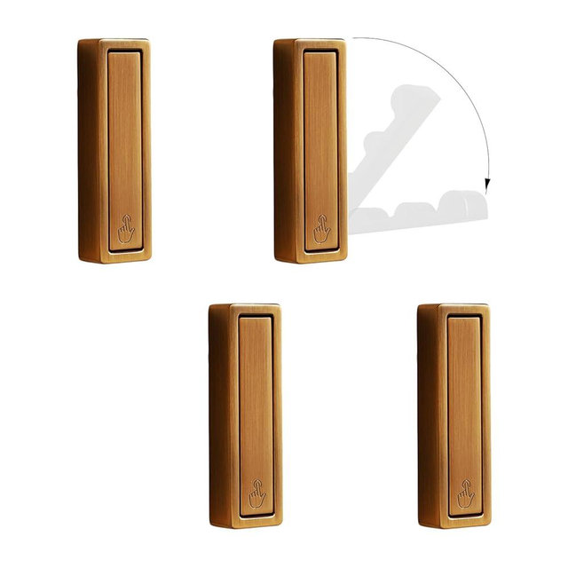 XSGTZMJ 4Pcs Foldable Hooks Wall Mount Zinc Alloy, Bathroom Wall Hook Retractable for Hanging Clothes, Keys, Towels, Folding Hooks with Fixing Accessories (Bronze)