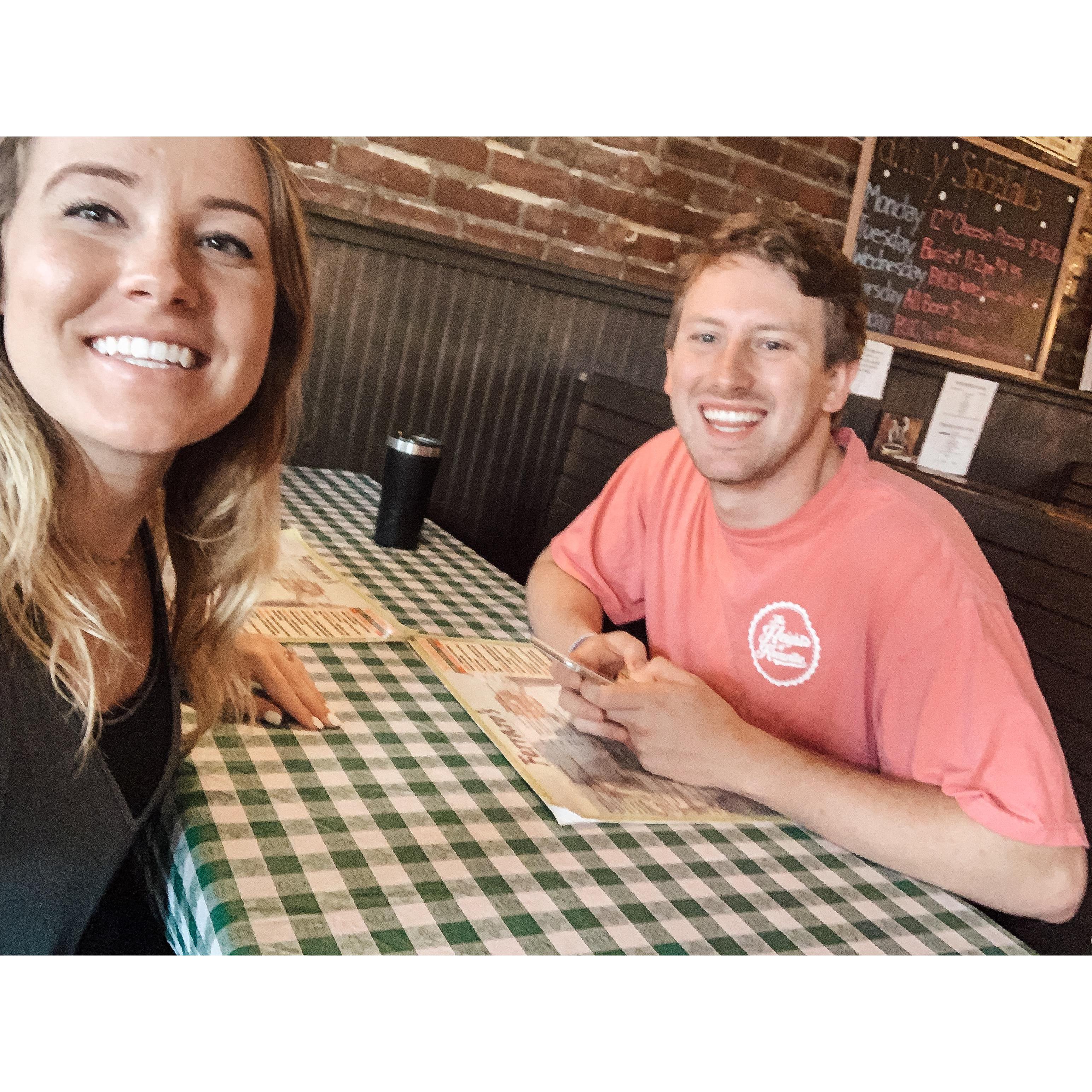 Picked the venue...three days after the engagement! Time for some wedding planning.