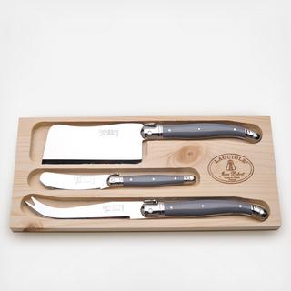 Laguiole 3-Piece Cheese Knife Set