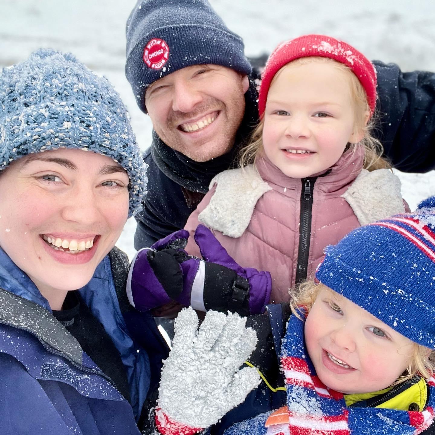 Sledding is always a family favorite.