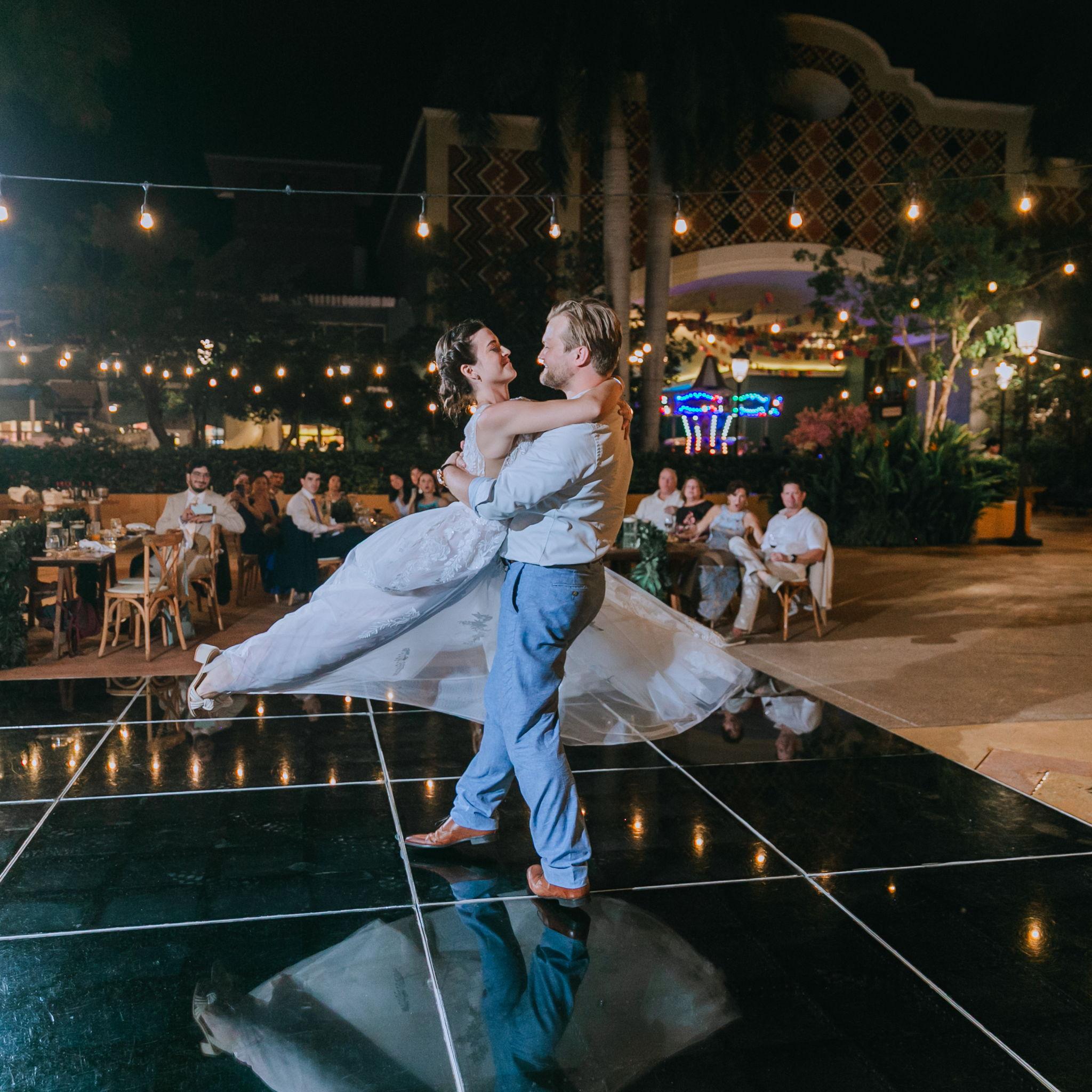 We didn't restrict ourselves to traditional ballroom dance moves.