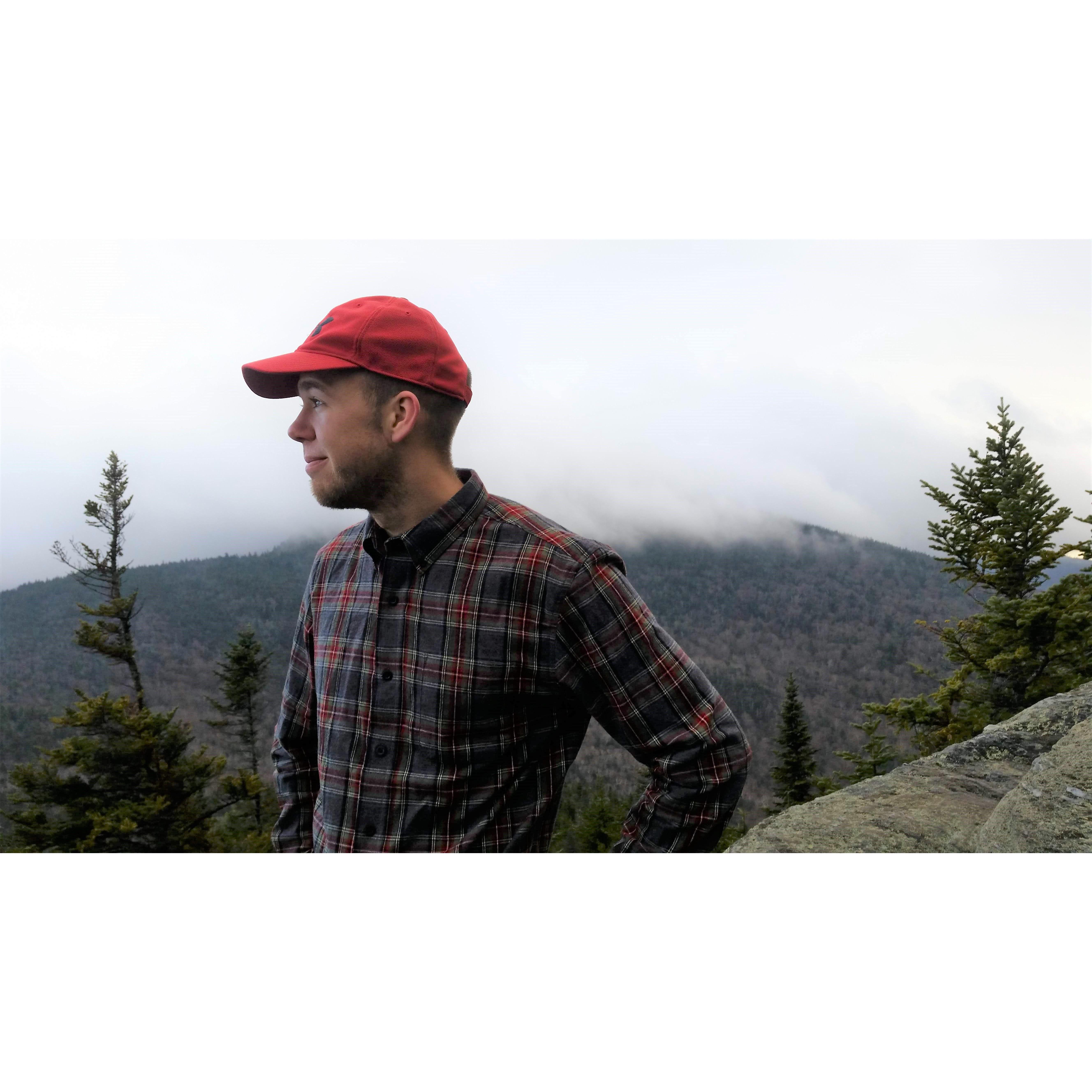 Ben on a hike with Laura