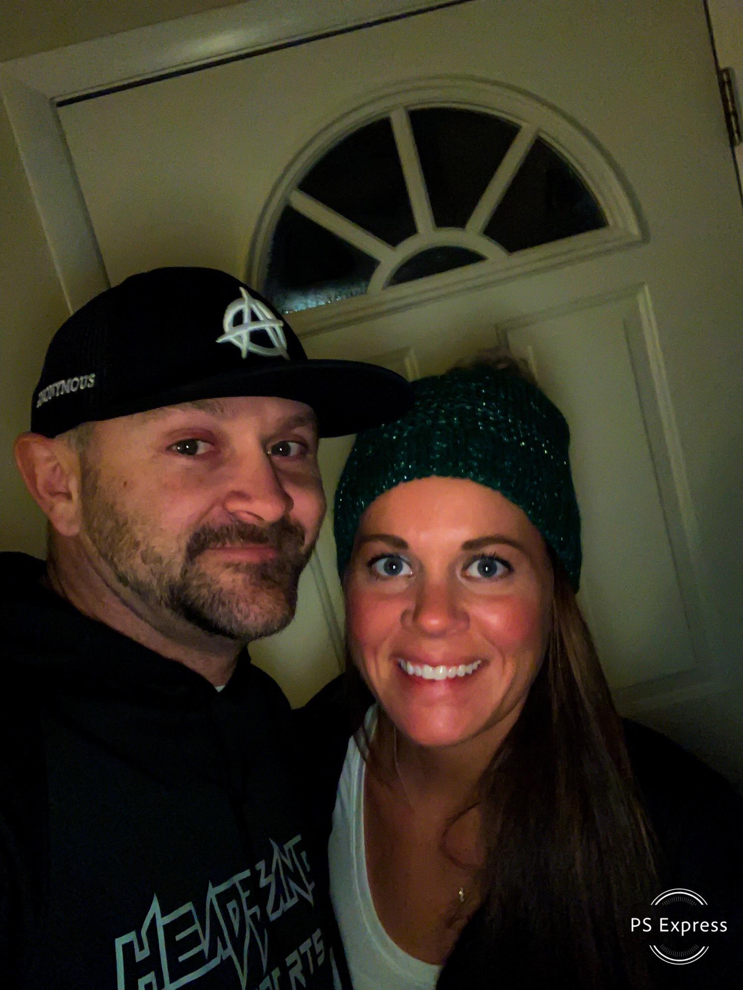 Before traveling to Chicago to catch a plane.  2AM!