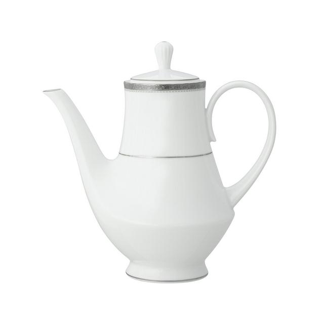 Noritake Charlotta Platinum Coffee Server, 49 oz