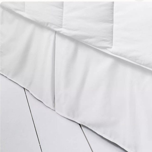 400 Thread Count Premium Supima Cotton No Iron Sateen Bedskirt