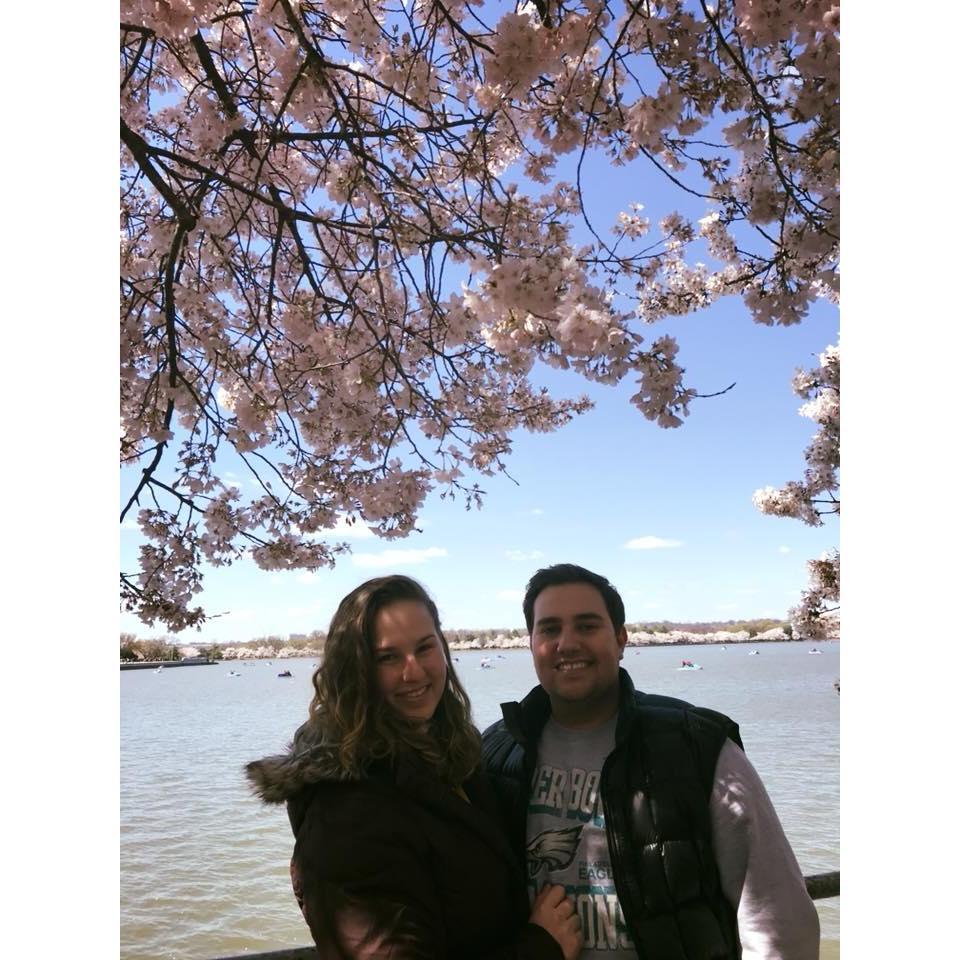 Cherry Blossom Festival on Evan's 24th birthday!