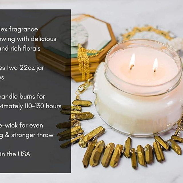 Tyler Company Diva Scented Candle, 22 oz, Pack of 1, Includes a Tyler Company Match