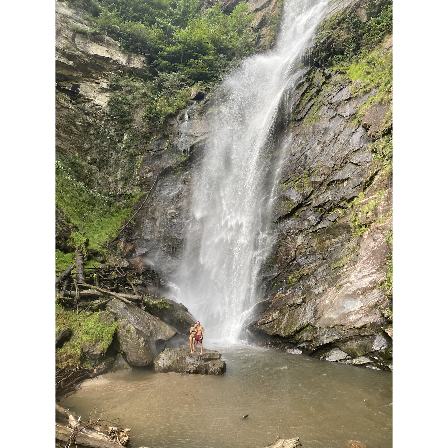 A lot of kayaking and a barefoot hike led us to this beauty in North Carolina!