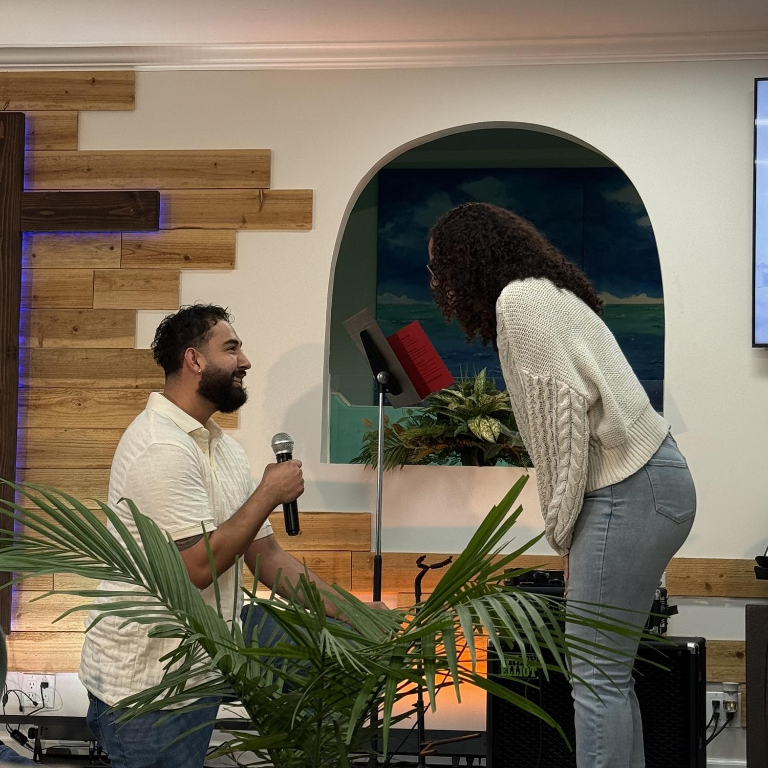 When he proposed the 2nd time🥹