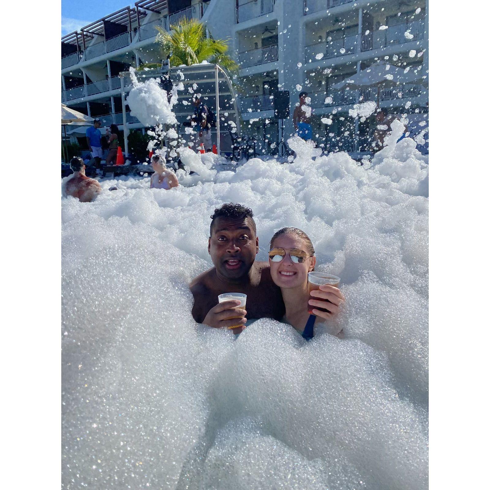 Mexico foam party