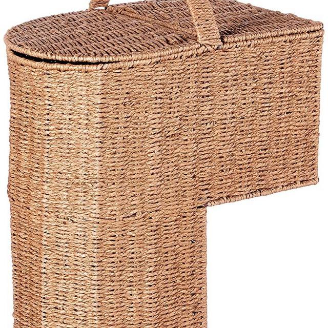 Trademark Innovations 15.25" Storage Stair Basket With Handle