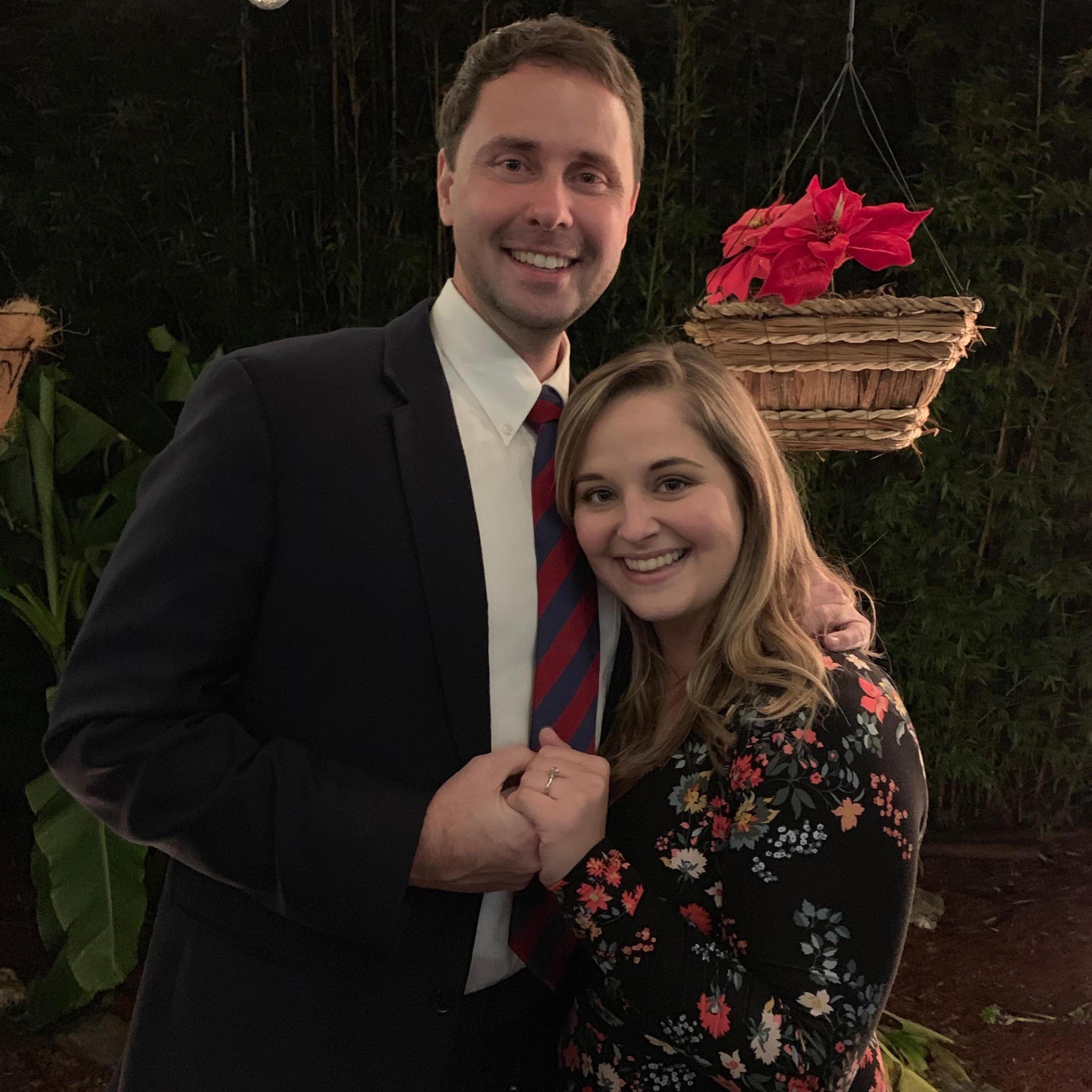 First dance as an engaged couple! 12/24/18