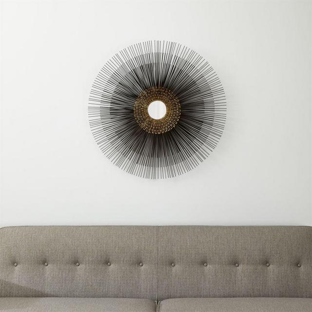 Starburst Round Wall Mirror